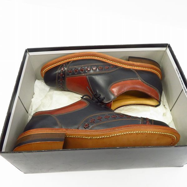 実際に弊社で買取させて頂いたFLAT HEAD/フラットヘッド/RJB L103 FLAT LOW/フラットロー コードバンシューズ size：7の画像 6枚目