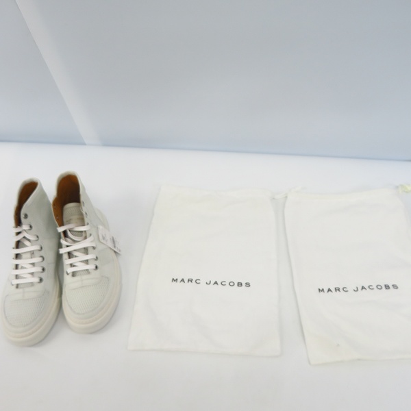 実際に弊社で買取させて頂いた【未使用】MARC JACOBS/マークジェイコブス ハイカット スニーカー/40の画像 7枚目