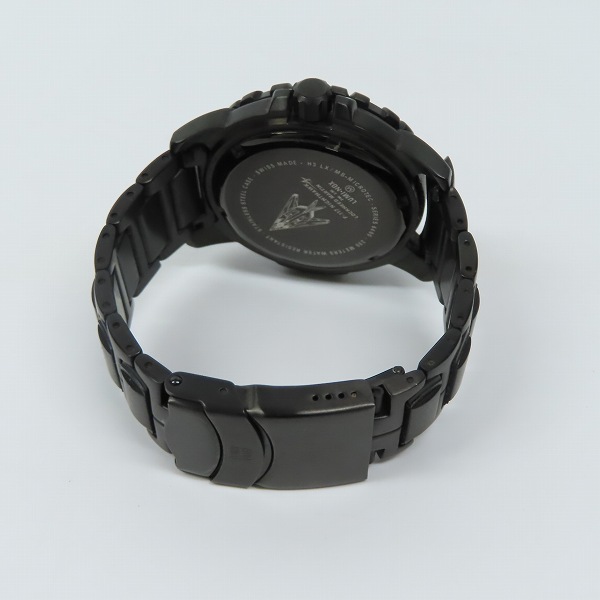 実際に弊社で買取させて頂いたLUMINOX/ルミノックス F-117 NIGHTHAWK/ナイトホーク メタルベルト 腕時計/ウォッチ 黒 6400-200【動作未確認】の画像 2枚目