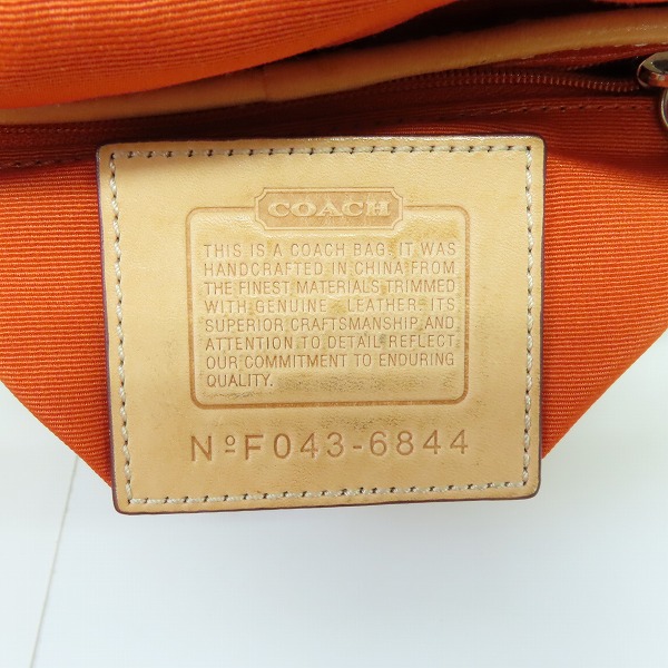 COACH/コーチ シグネチャー ミニショルダーバッグ F043-6844の買取実績