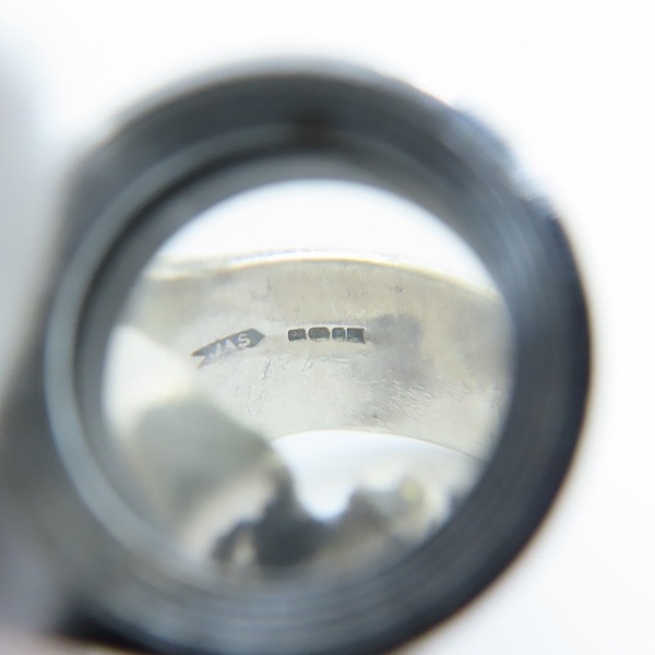 実際に弊社で買取させて頂いた【ギャラ付】CRAZY PIG/クレイジーピッグ PIRATE Skull Ring/パイレーツ スカル リング 19号の画像 7枚目