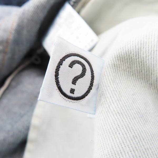 実際に弊社で買取させて頂いたSEQUEL×fragment design/シークエル×フラグメントデザイン POP BY JUN 19AW デニムパンツ/Mの画像 4枚目
