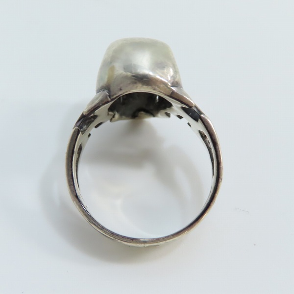 実際に弊社で買取させて頂いた【ギャラ付】CRAZY PIG/クレイジーピッグ CUTAWAY SKULL カットアウェイスカル リング 19.5号の画像 4枚目