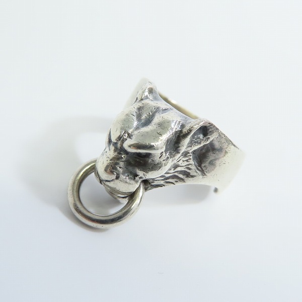 実際に弊社で買取させて頂いたCRAZY PIG/クレイジーピッグ スモールタイガーヘッド リング  17-18号