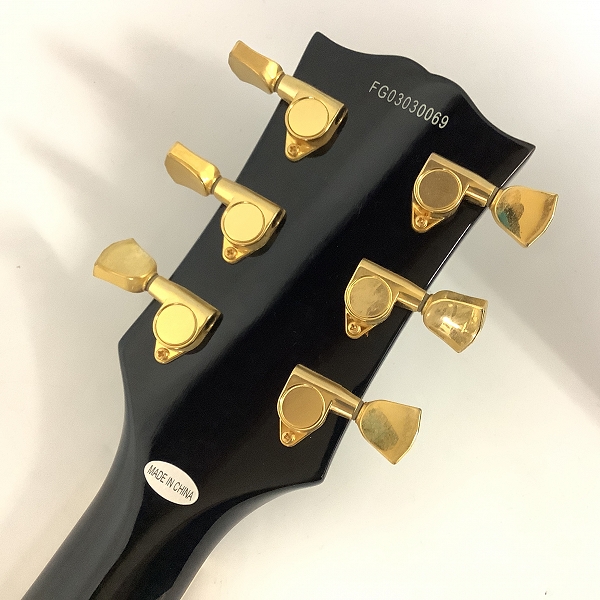 実際に弊社で買取させて頂いた★Burny by FERNANDES/バーニー レスポールカスタムタイプ エレキギター ソフトケース付きの画像 2枚目