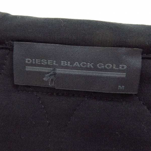 実際に弊社で買取させて頂いたDIESEL BLACK GOLD/ディーゼルブラックゴールド キルティングジップアップパーカー/Mの画像 2枚目