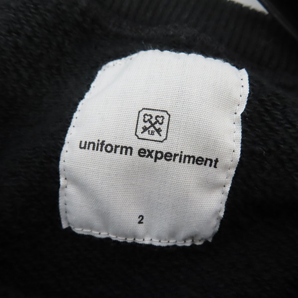 実際に弊社で買取させて頂いたUNIFORM EXPERIMENT/ユニフォームエクスペリメント 21SS MEMOIRES ASGER JORN/UE:FRAGMENT スウェット UE-210091/2の画像 2枚目