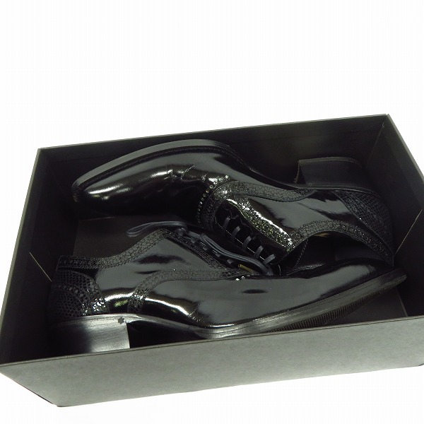 実際に弊社で買取させて頂いたalfredoBANNISTER/アルフレッド バニスター レザー 装飾 ドレスシューズ/42の画像 8枚目