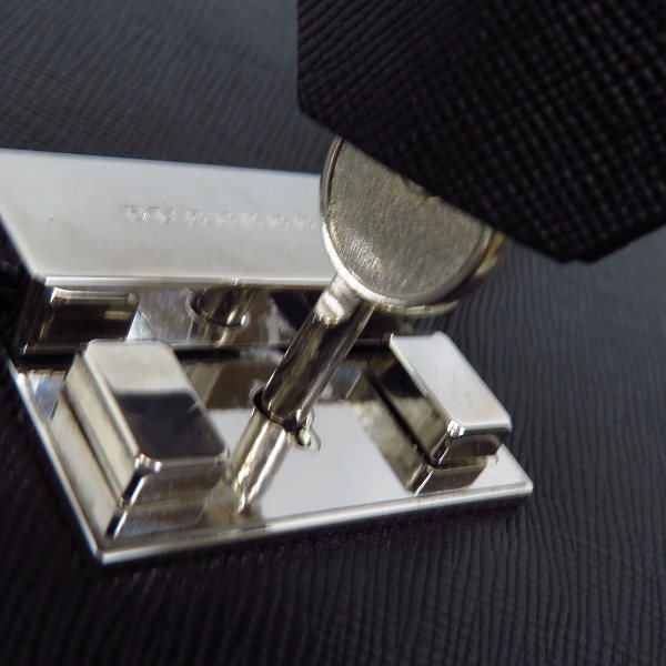 実際に弊社で買取させて頂いたBURBERRY/バーバリー カーフレザー クラッチバッグ/セカンドバッグの画像 6枚目