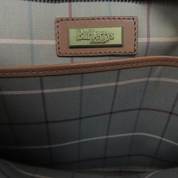 実際に弊社で買取させて頂いたBURBERRYS/バーバリーズ セカンドバッグ/クラッチバッグ ブラウンの画像 5枚目