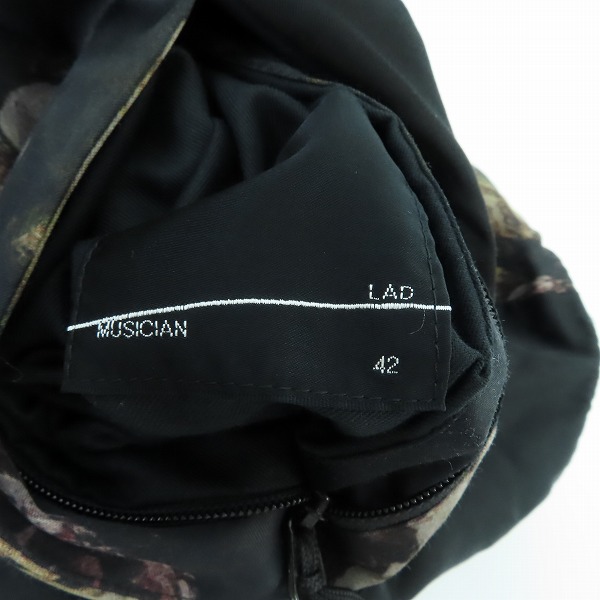 実際に弊社で買取させて頂いたLAD MUSICIAN/ラッドミュージシャン 花柄 リバーシブル スカジャン/42の画像 3枚目