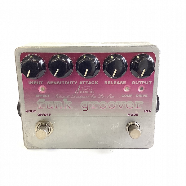 実際に弊社で買取させて頂いたJiraud/ジラウド Funk Groover コンプレッサー エフェクター 動作確認済みの画像 1枚目