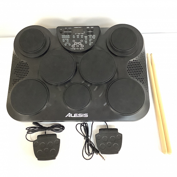 ★Alesis/アレシス CompactKit 7 7Pad Portable Tabletop Drum Kit 電子ドラム【動作確認済