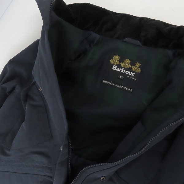 実際に弊社で買取させて頂いたBarbour/バブアー Oreljacket/ジャケット 1802251 ネイビー/Sの画像 2枚目