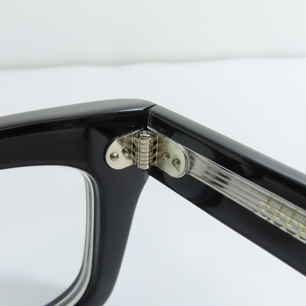 実際に弊社で買取させて頂いたEFFECTOR×DIET BUTCHER SLIM SKIN/エフェクター×ダイエットブッチャー DIRT アイウェア 眼鏡/メガネフレーム ブラックの画像 8枚目