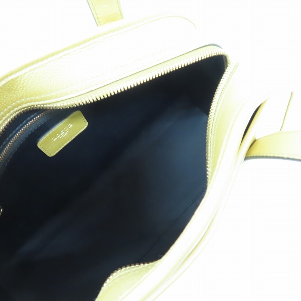 実際に弊社で買取させて頂いたLOEWE/ロエベ ヘリテージ レザー ボーリング/ボストンバッグ  ゴールドの画像 3枚目