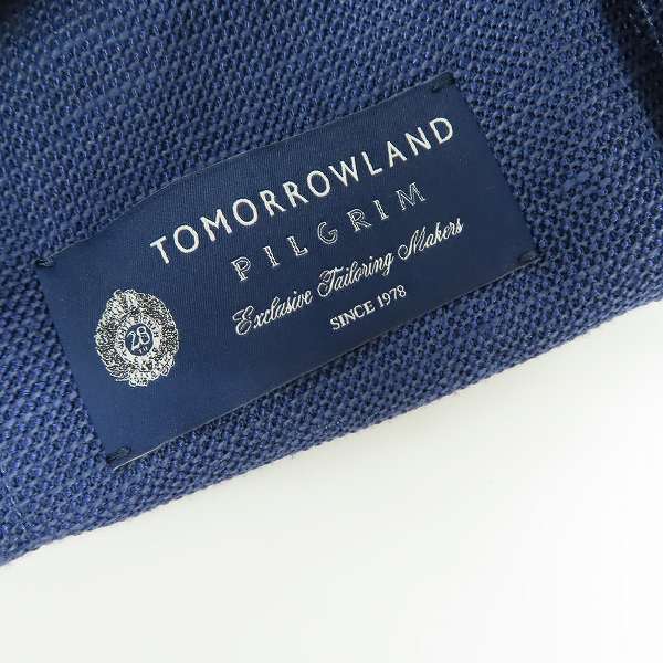 実際に弊社で買取させて頂いたTOMORROWLAND/トゥモローランド PILGRIM リネン/レーヨン テーラードジャケット/46の画像 2枚目