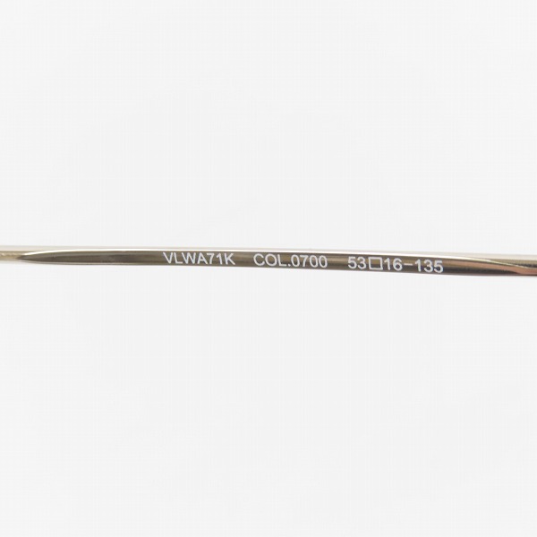 実際に弊社で買取させて頂いたLOEWE/ロエベ ボストン 度入り/アイウェア/眼鏡/メガネフレーム VLWA71Kの画像 5枚目