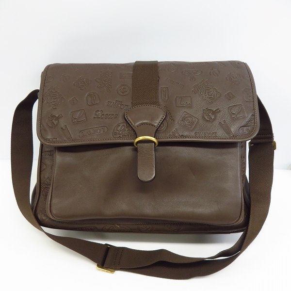 実際に弊社で買取させて頂いたLOEWE/ロエベ 160 ANIVERSARIO 160周年 ロゴ型押し レザーショルダーバッグ