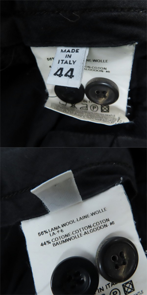 実際に弊社で買取させて頂いたMartin Margiela 10/マルタンマルジェラ10 ブーツカットスラックスパンツ/44の画像 3枚目
