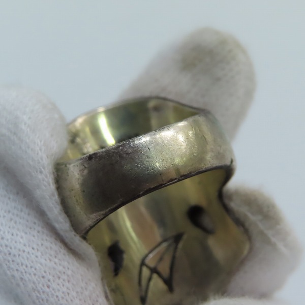 実際に弊社で買取させて頂いたCRAZY PIG/クレイジーピッグ サイコキラースカル リング /16号の画像 7枚目