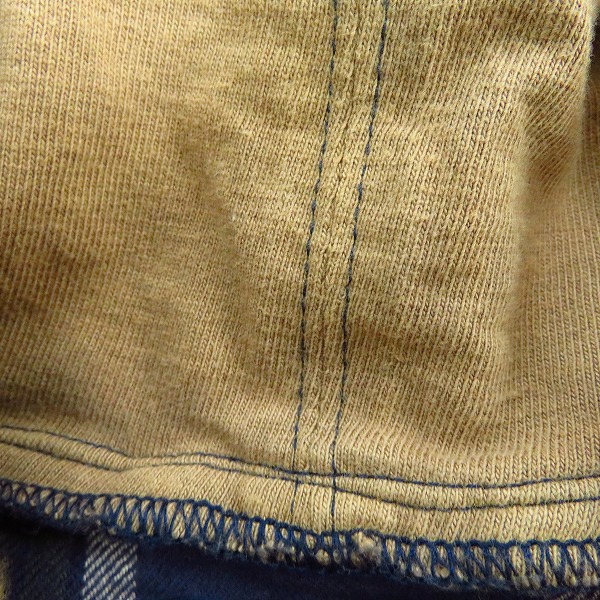 実際に弊社で買取させて頂いたDESCENDANT/ディセンダント チェック柄 フーディー 長袖シャツ/2の画像 5枚目