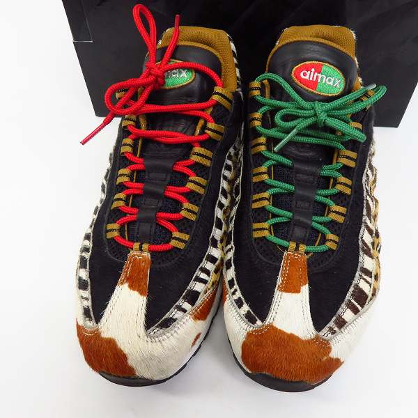 実際に弊社で買取させて頂いたNIKE×ATMOS/ナイキ×アトモス AIR MAX 95 OG/エアマックス DLX ANIMAL PACK  AQ0929-200/28