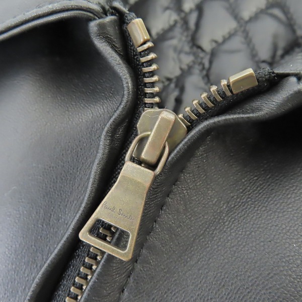 実際に弊社で買取させて頂いたPaul Smith COLLECTION/ポールスミス ラムレザーブルゾン 6467CLB/Mの画像 4枚目
