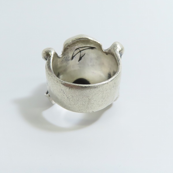 実際に弊社で買取させて頂いた【ギャラ付】CRAZY PIG/クレイジーピッグ PIRATE Skull Ring/パイレーツ スカル リング 19号の画像 3枚目