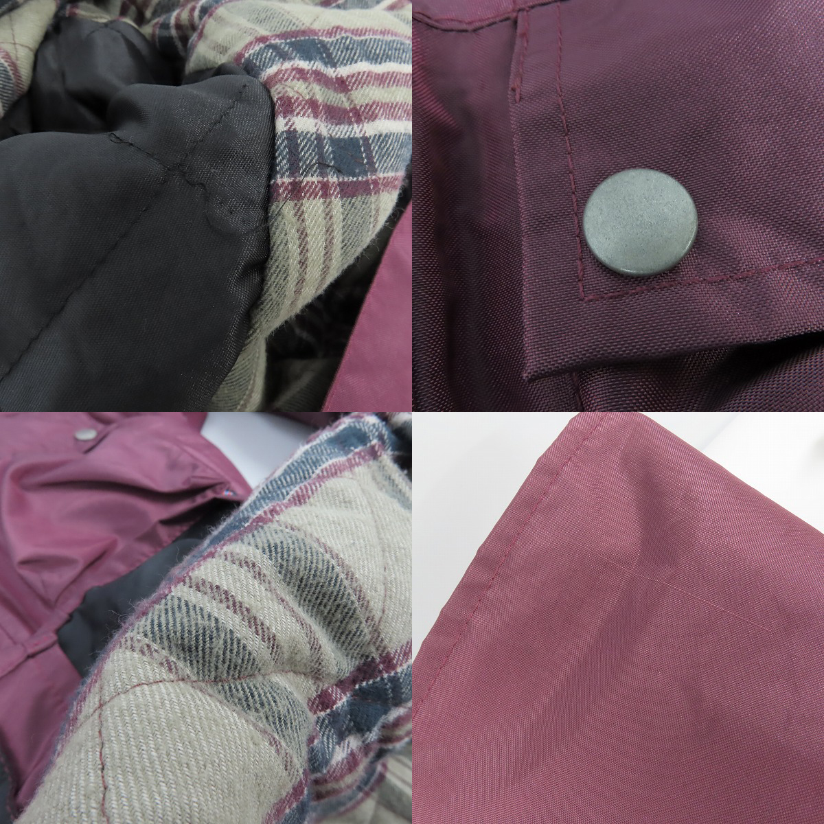 実際に弊社で買取させて頂いたBelstaff/ベルスタッフ XL500 ナイロン ミリタリージャケット/44の画像 8枚目