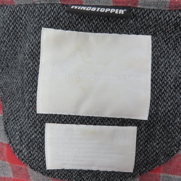 実際に弊社で買取させて頂いたWHITE MOUNTAINEERING/ホワイトマウンテニアリング GORE-WINDSTOPPER 2RAYER NEP TWEED MOUNTAIN PARKA ブルゾン/2の画像 3枚目