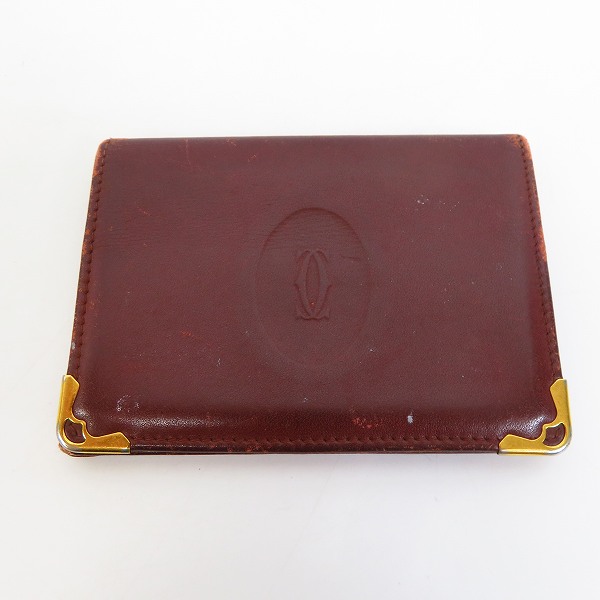 実際に弊社で買取させて頂いたCartier/カルティエ レザー 名刺入れ/カードケース