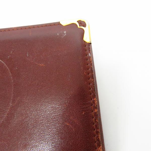 実際に弊社で買取させて頂いたCartier/カルティエ レザー 名刺入れ/カードケースの画像 7枚目