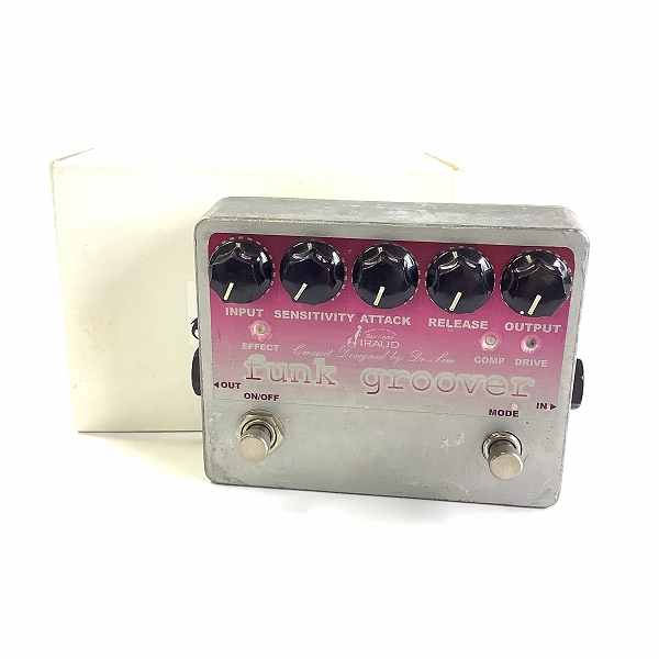 実際に弊社で買取させて頂いたJiraud/ジラウド Funk Groover コンプレッサー エフェクター 動作確認済みの画像 0枚目