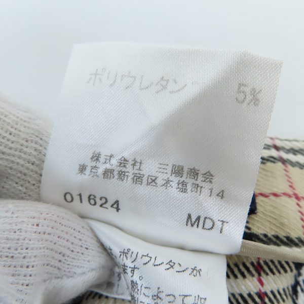 実際に弊社で買取させて頂いたBURBERRY LONDON/バーバリーロンドン チェックパンツ FQA24-035/42の画像 3枚目