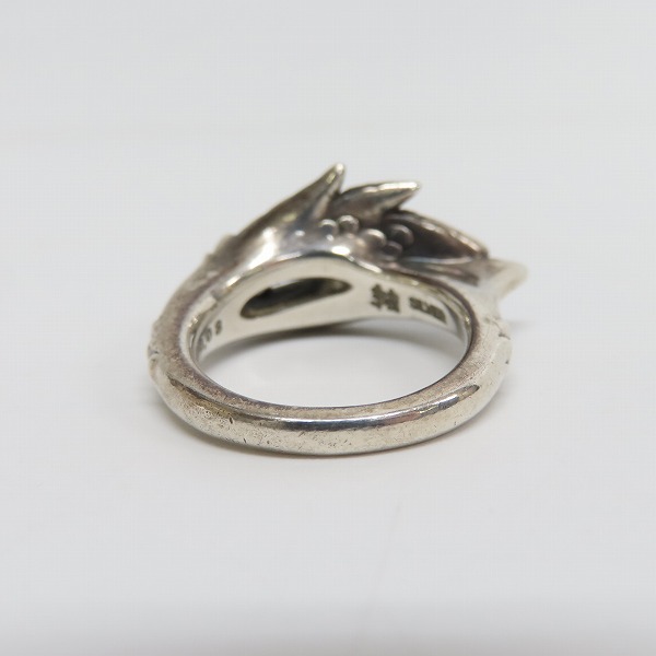 実際に弊社で買取させて頂いたBloody Mary/ブラッディマリー 雛鳥 ビビットリング ｗ/ブルーダイヤモンド/11号の画像 3枚目