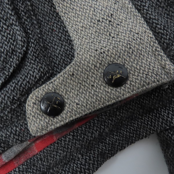 実際に弊社で買取させて頂いたWHITE MOUNTAINEERING/ホワイトマウンテニアリング GORE-WINDSTOPPER 2RAYER NEP TWEED MOUNTAIN PARKA ブルゾン/2の画像 7枚目