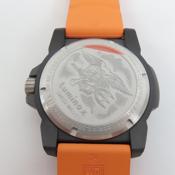 実際に弊社で買取させて頂いたLuminox/ルミノックス Navy SEAL/ネイビーシール 腕時計 3603 の画像 3枚目