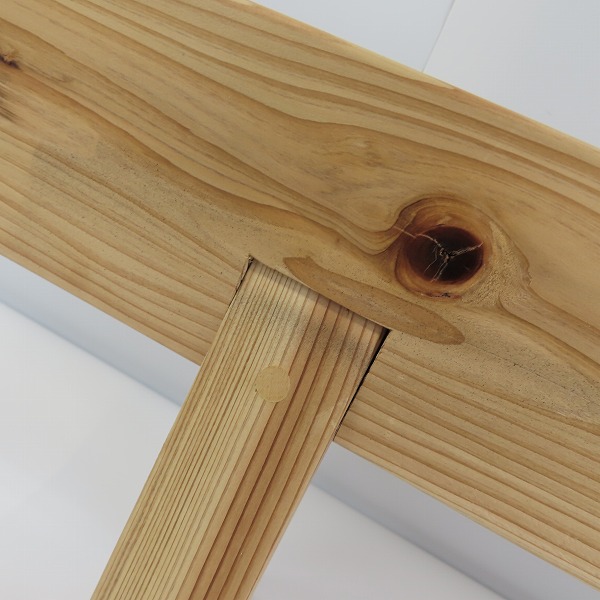 実際に弊社で買取させて頂いた【観賞用】CHALLENGER/チャレンジャー WOOD CHAIR/ウッドチェアー/椅子の画像 4枚目