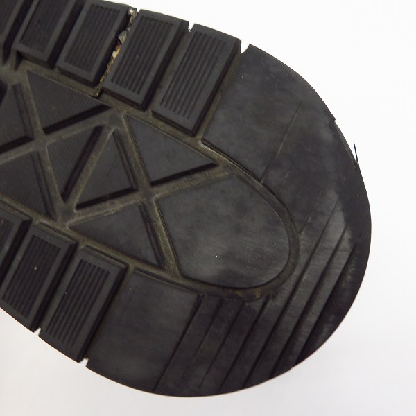 実際に弊社で買取させて頂いたBALMAIN/バルマン ロゴベルト バックル ハイカット レザースニーカー /42の画像 7枚目