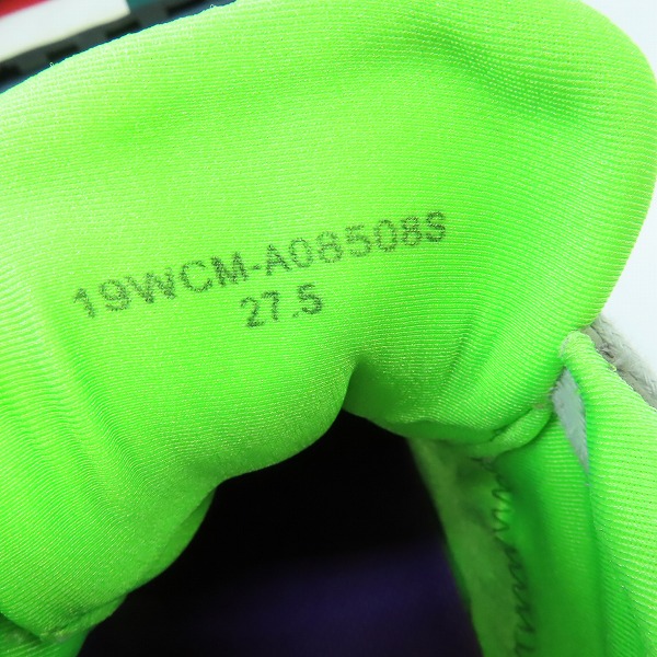 実際に弊社で買取させて頂いたkolor/カラー マルチカラー レザー スニーカー/シューズ 19WCM-A08508S/27.5の画像 5枚目