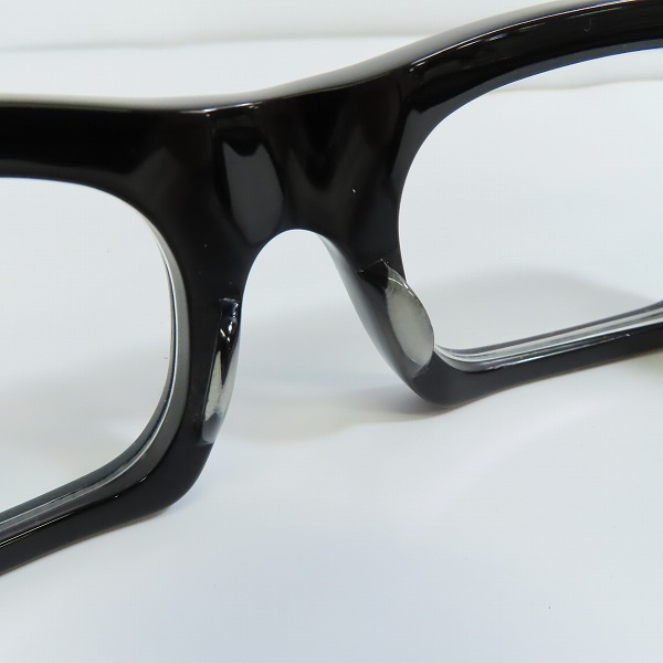 実際に弊社で買取させて頂いたEFFECTOR×DIET BUTCHER SLIM SKIN/エフェクター×ダイエットブッチャー DIRT アイウェア 眼鏡/メガネフレーム ブラックの画像 4枚目