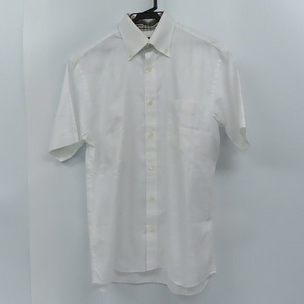 実際に弊社で買取させて頂いたBURBERRY LONDON/バーバリーロンドン BD ハーフスリーブシャツ BBW03-800-01/M