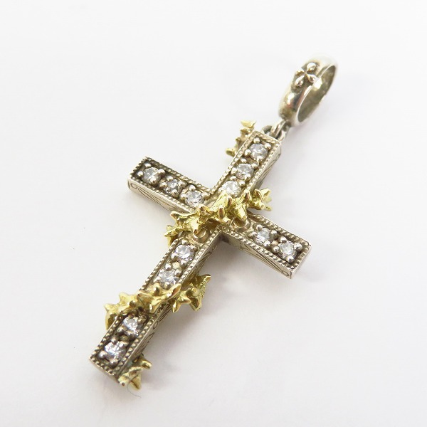 実際に弊社で買取させて頂いたLoree Rodkin/ローリーロドキン ラブ＆ヘイト 925/K18 クロストップ