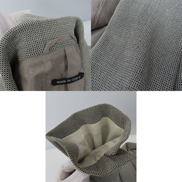 実際に弊社で買取させて頂いたGIORGIO ARMANI/ジョルジオ アルマーニ 総柄セットアップスーツ 46の画像 5枚目