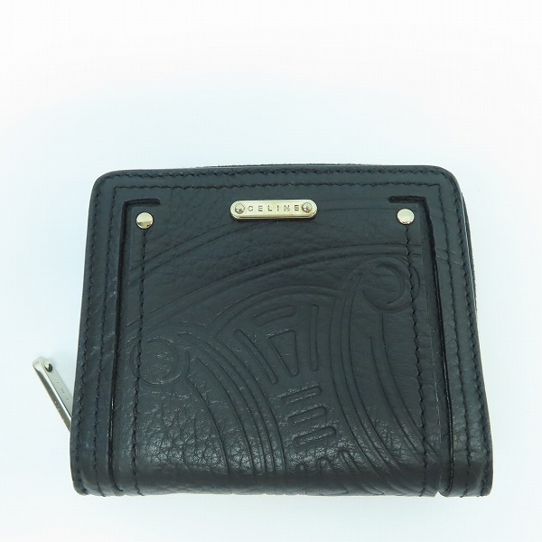 実際に弊社で買取させて頂いたCELINE /セリーヌ 2つ折り 財布/ウォレット コインケース ラウンド ブラック