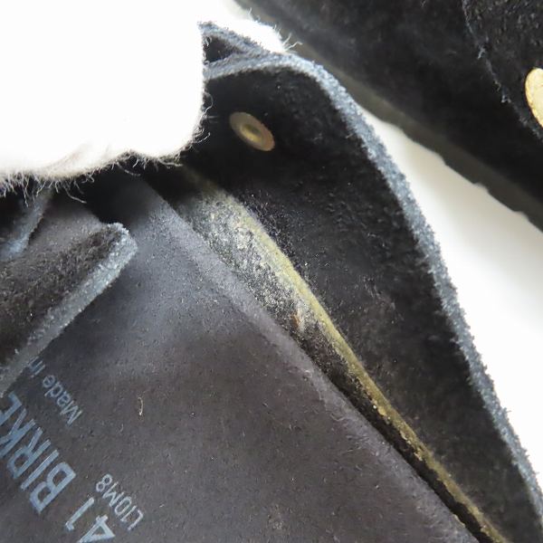実際に弊社で買取させて頂いた【難有り】BIRKENSTOCK/ビルケンシュトック BOSTON/ボストン スエードレザー サンダル 41の画像 6枚目