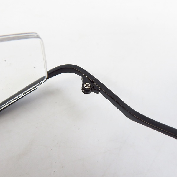 実際に弊社で買取させて頂いたLess than human/レスザンヒューマン アンダーリム メガネフレーム po6po10 195nの画像 7枚目