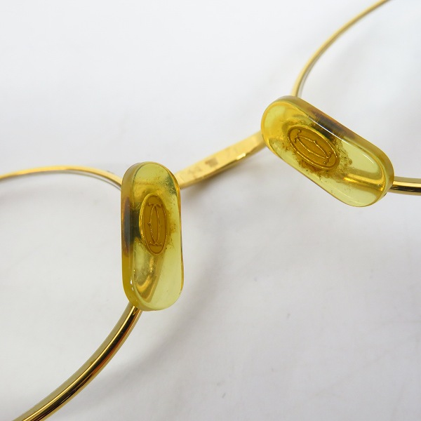 実際に弊社で買取させて頂いたCartier/カルティエ 度入り眼鏡 オーバル型 1998745の画像 3枚目