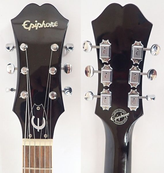実際に弊社で買取させて頂いた★Epiphone/エピフォン Custom Shop Limited Edition CASINO VA カジノ フルアコ エレキギター ソフトケース付の画像 2枚目